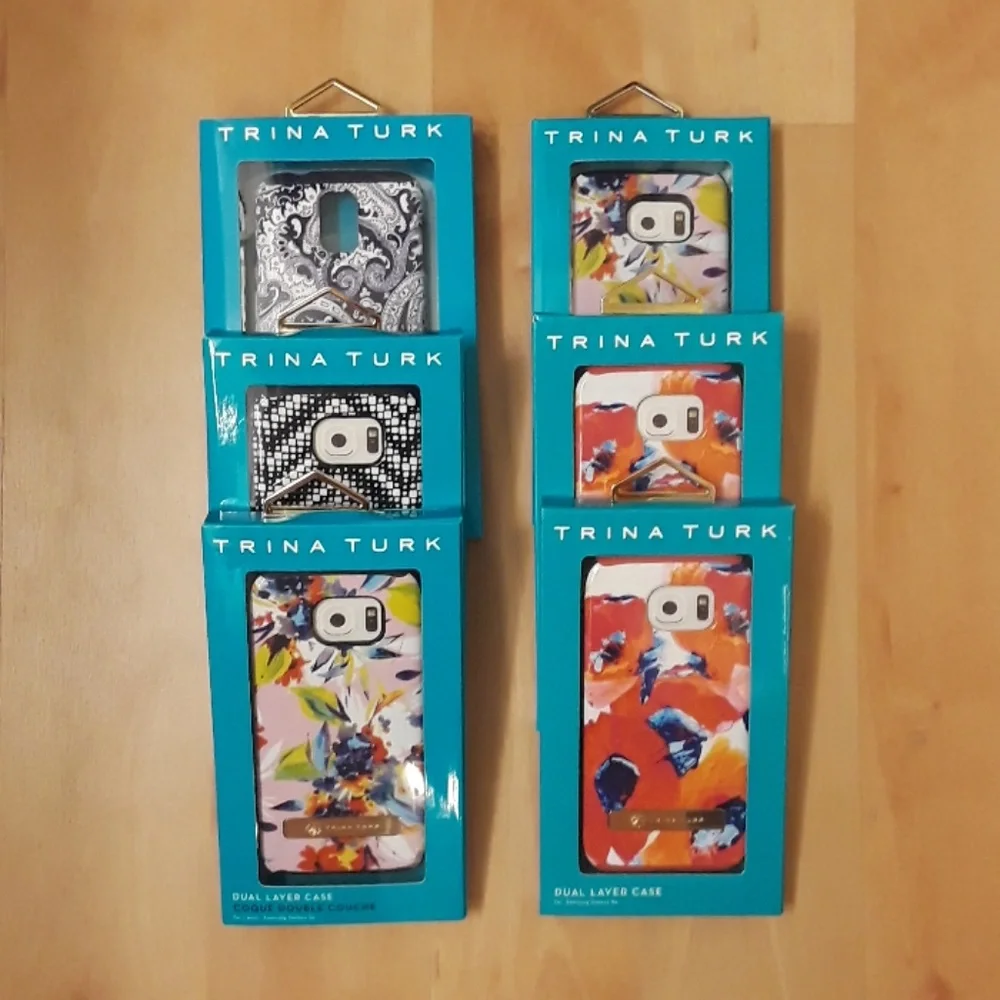Bundle of 6 Trina Turk Dual Layer Cell Phone Case